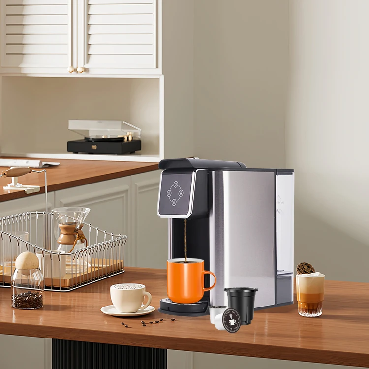 Can choose large and small cups of coffee machine, can brew tea coffee machine, home smart coffee machine