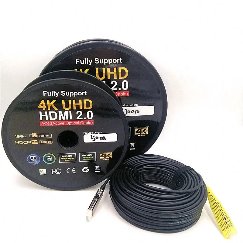  Оптоволоконный кабель 4K 3D Aoc оптоволоконный от 10 м до