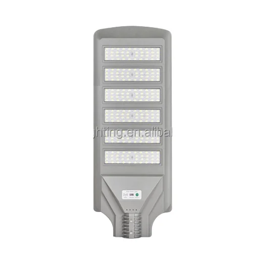 High Bright Motion Sensor All In One Solar Power Road Lamp 600w Gray Abs Housing Outdoor Ip65 Integrated Solar Street Light