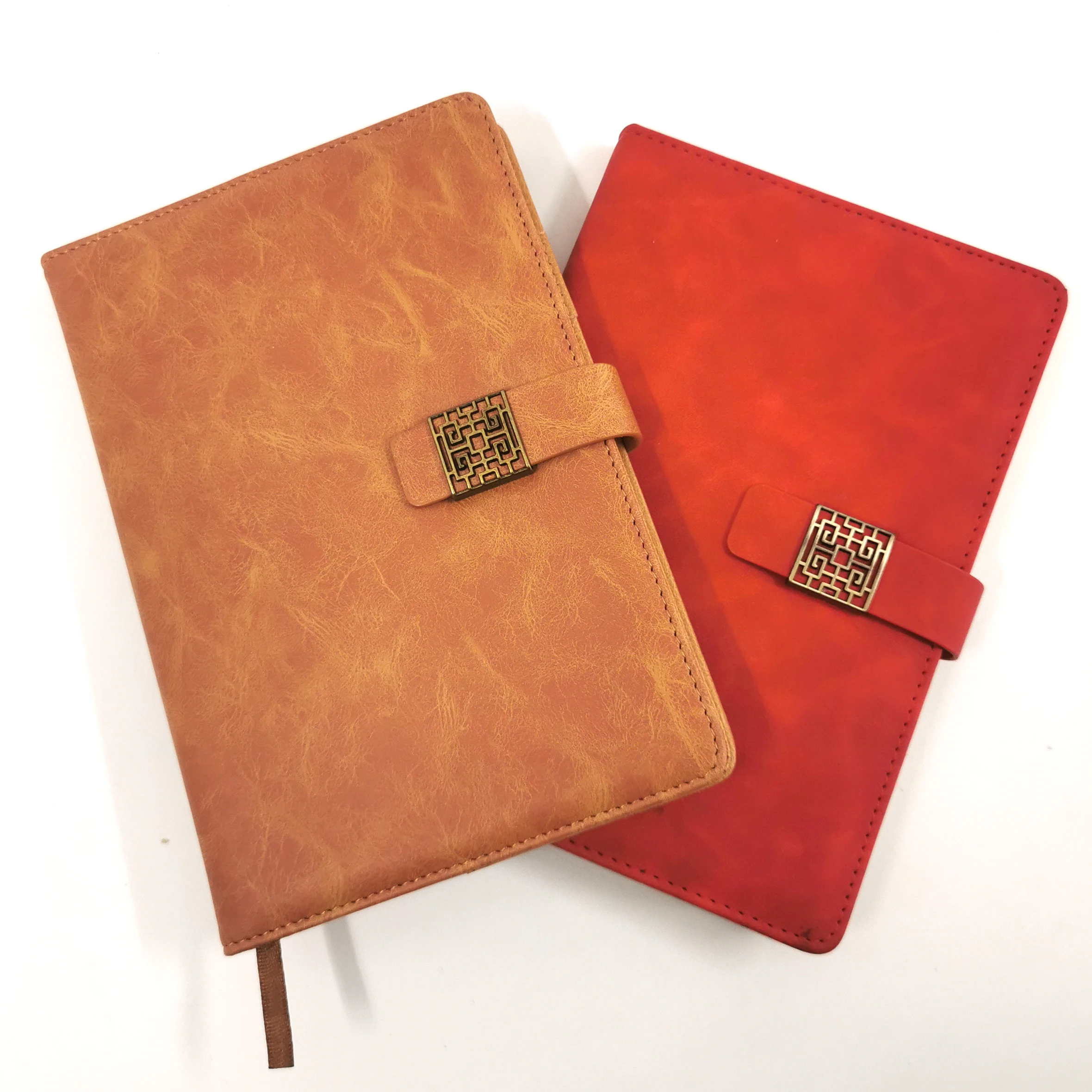 Notizbuch Carnet de notes Gold Foil Vintage Genuine Leather 2021 Customized budget planner Book Printing Journal