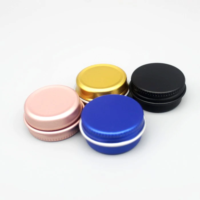 Aluminum Foil Material Tin Case Small Round Custom Tea Tin Box Cookie Candy Storage Packaging Metal Tin Box