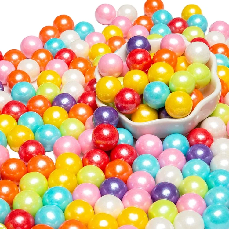 Factory Sale Various Widely Used Edible Gold Sugar Cake Sprinkles Pink Pearl Sweet Ice Cream Certified Halal Bulk Bottle Bag