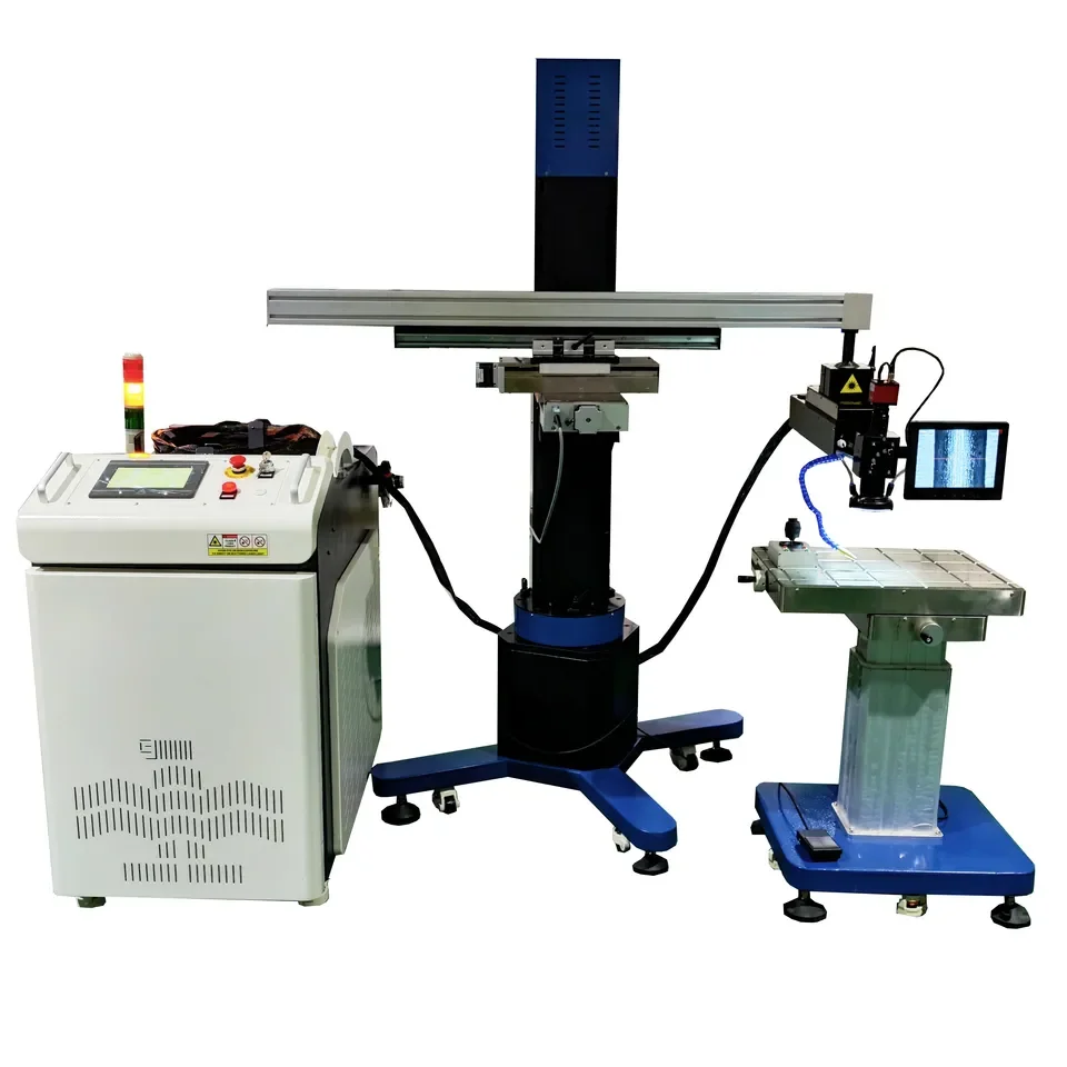 Big Metals Steel Injection Mould Repair Arm/Head Moving High Quality Optic Fiber Laser Welding Machines