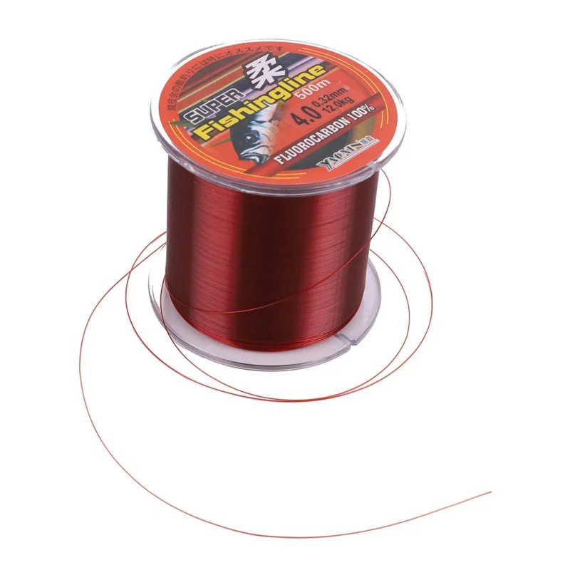 500 м высотой вес моноволокна нейлона лидер Fly Line сильной устойчивостью к истиранию рыболовную леску для пресной воды рыбалки в соленых водах