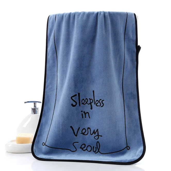 
Wholesale face bath towels Microfiber printed towel quick drying hair towel 