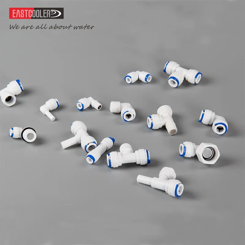 12mmx12mmx12mm 3-way union Push tube fitting for  RV Water filter quick connect water tube fitting