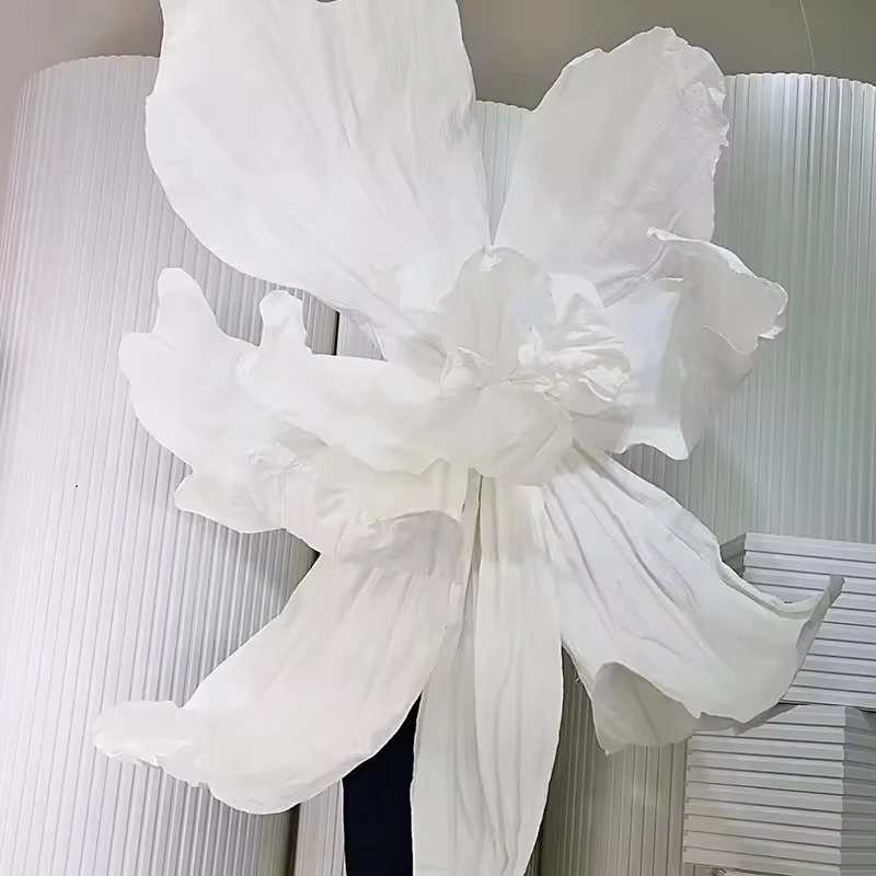 220cm Handmade Wedding Decoration Giant Flowers Artificial Large Size Paper Decorative Flowers For Wedding Party