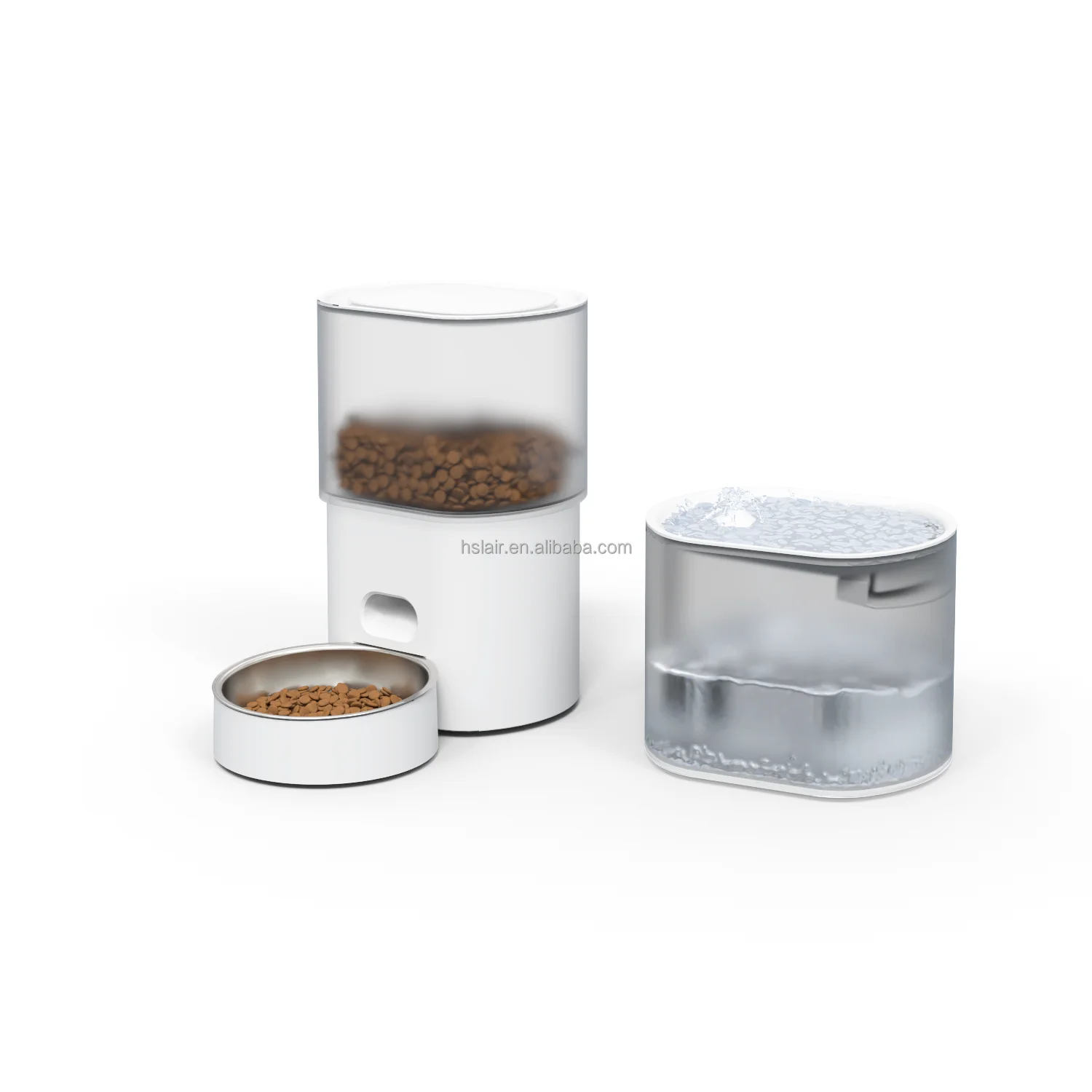 Smart Pet Feeder Water  And Food Large Capacity 2 in 1 Automatic Pet Feeder with App Control