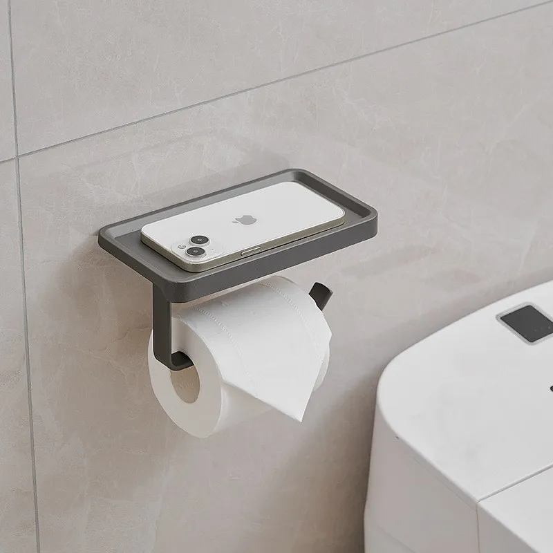Hot Selling Bathroom Towel Rack Bathroom Shelf Bathroom Accessories Set Aluminium Towel Bar Punch-Free Towel Rack