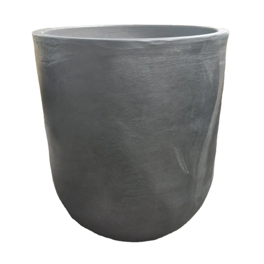 factory custom silicon carbide graphite crucible smelting aluminum 100kg to 500kg