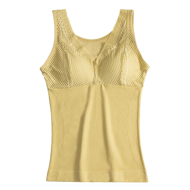 Женское осенне-зимнее термобелье, удобный бесшовный жилет