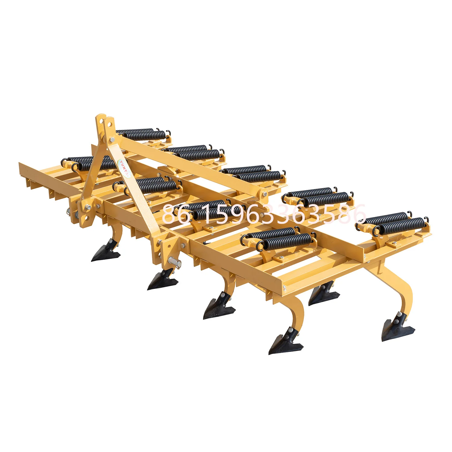 Tractor Mounted Spring Cultivator Subsoiler Tiller Field Soil Preparation