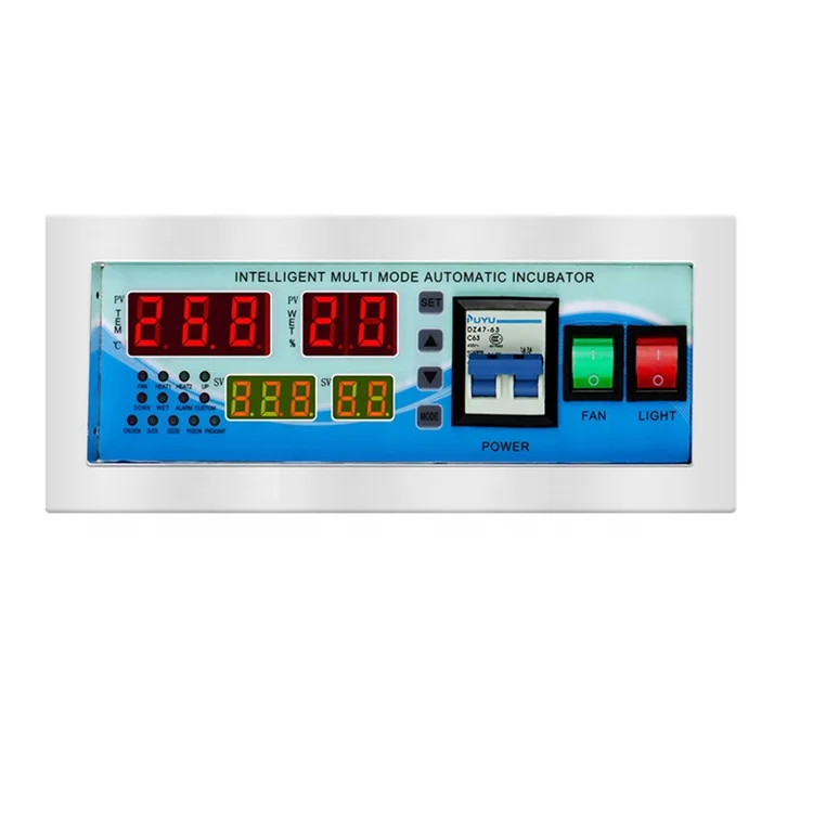 XM-18D Digital Egg Incubator Controller With Thermostat Hygrostat Sensor Full Automatic Control
