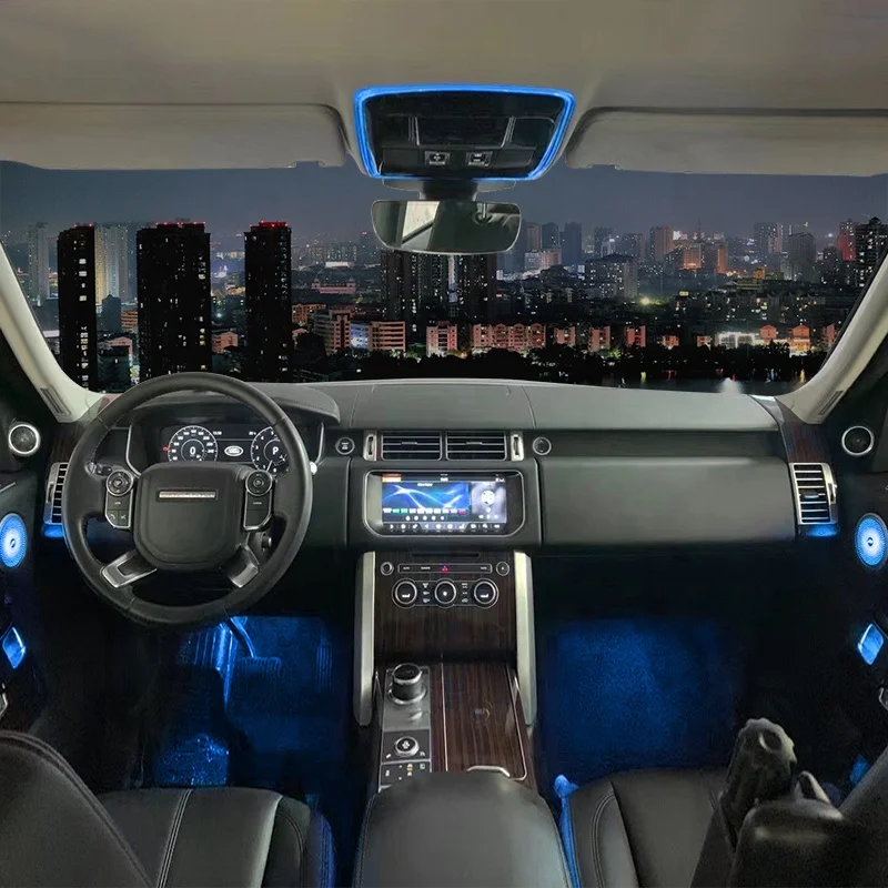 Good Quality 10 Colors LED Atmosphere Lamp Interior Ambient Light For Land Rover Range Rover Executive Edition