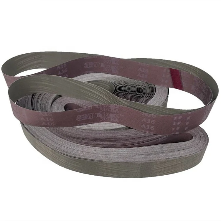3M 237AA same quality A100 A65 A30 A16 A6 Trizact sanding belt abrasive belts polishing belts for metal