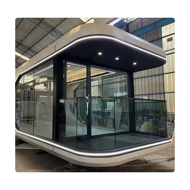 Prefabricated Space Capsule House Container Office and Hotel Capsule Room Coffee Empty Capsules Bed