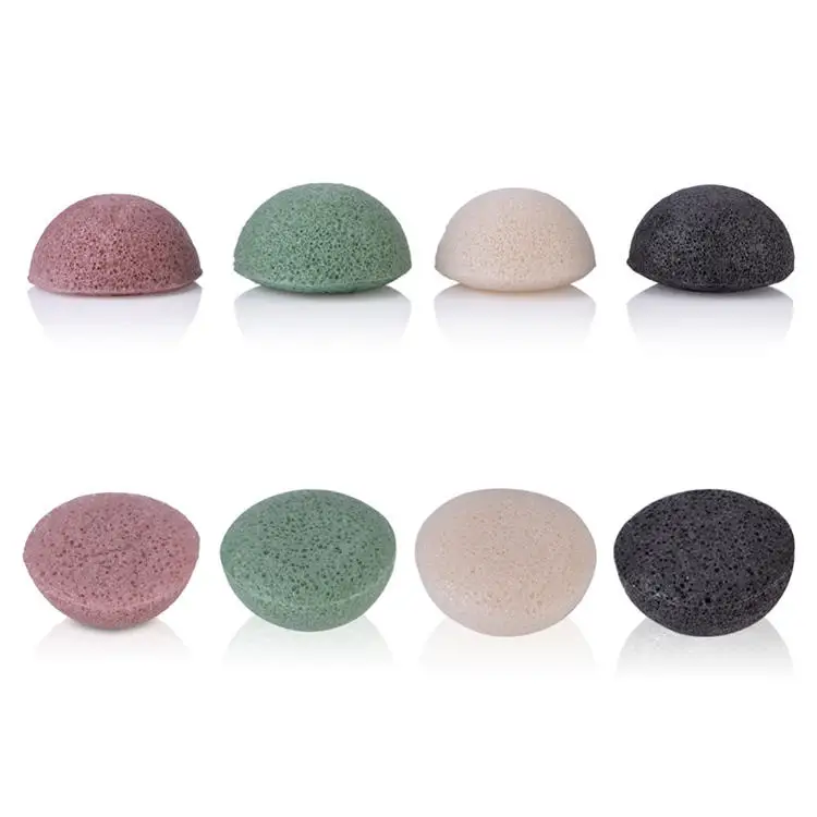 Private label organic konjac skin clearing sponge