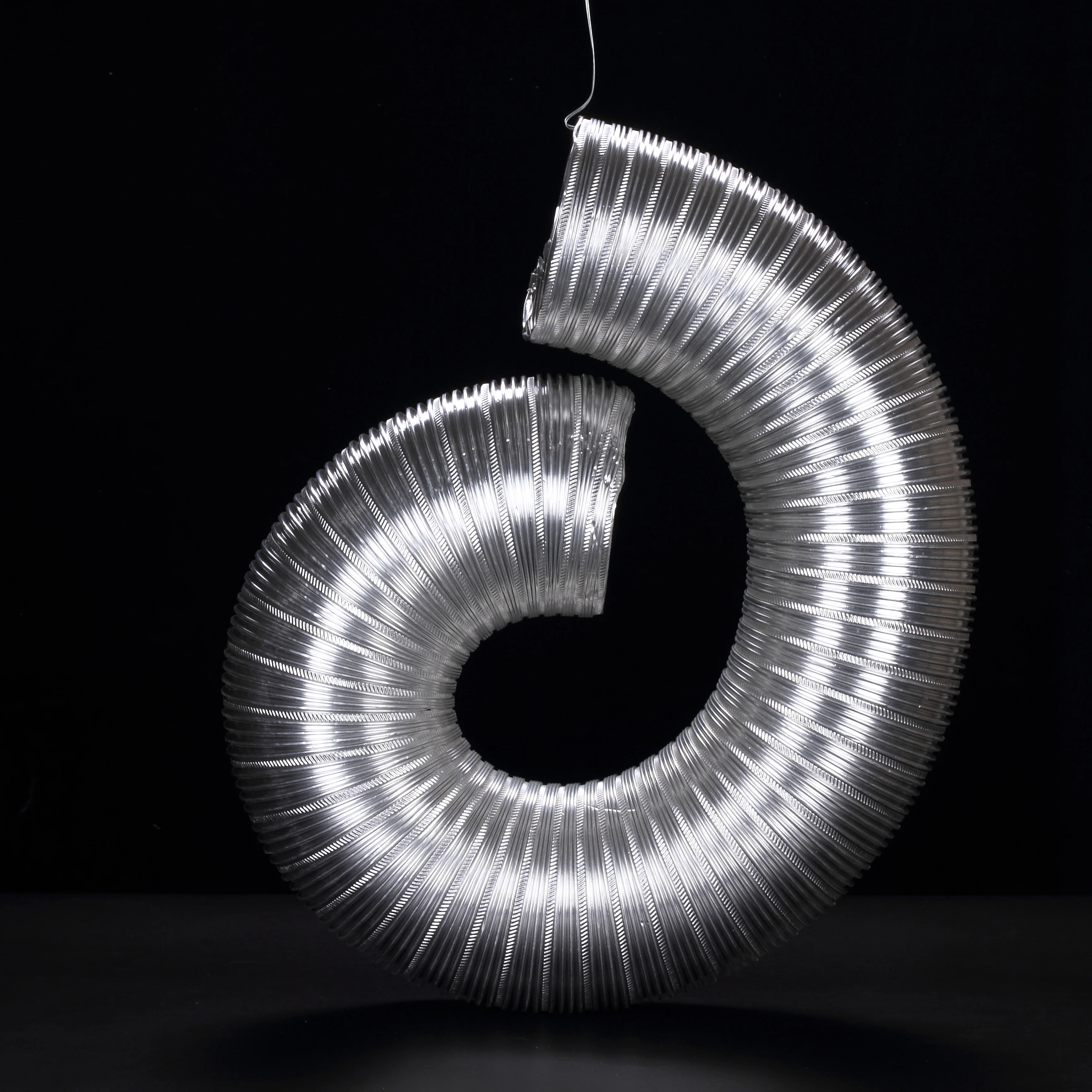 resistance air conditioning ventilation duct 6.5 inch aluminum foil flexible insulation air duct hose