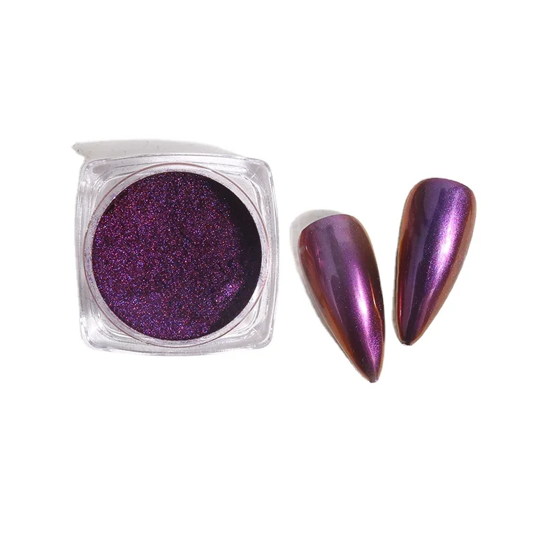 Car Coating Painting Color Pigment Nail Powder Ultra Chameleon Nail Powder Green to Blue