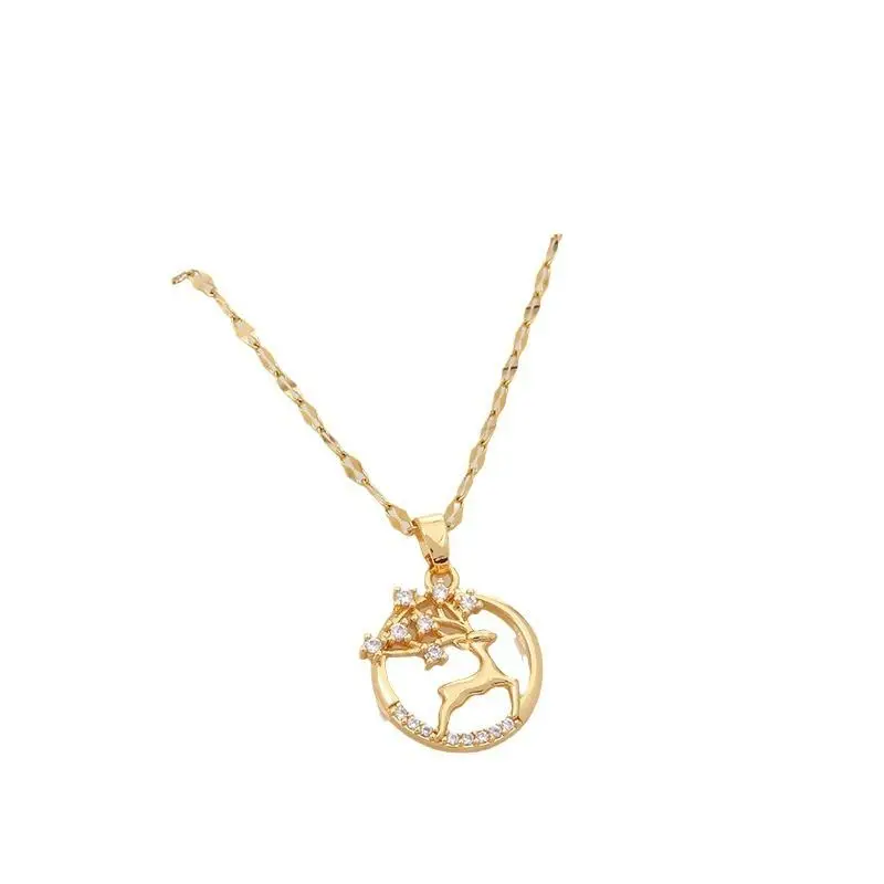 Hollow world design enseb pendant Stainless steel jewelry fine Jewelry Necklaces