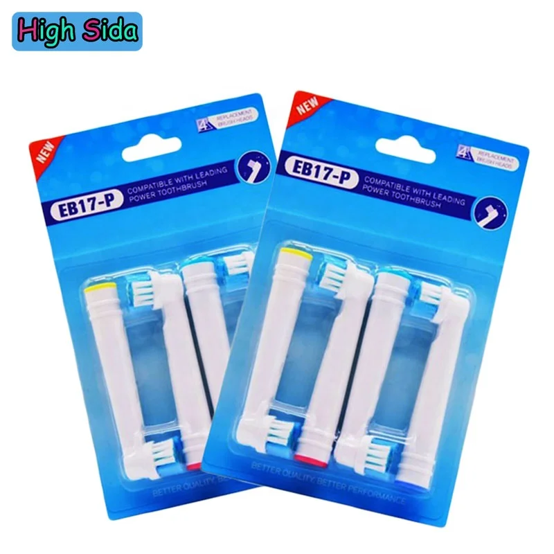 
Toothbrush Replacement Brush Heads EB17-P For Oral B 