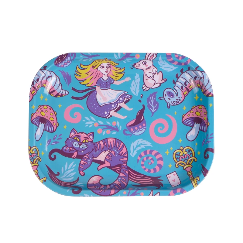 Serving Tray Restaurant Metal Breakfast Roll Serving Tray Factory Low Price