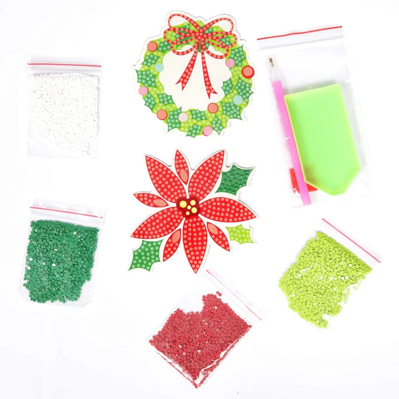 Flower Colorful 5D Full Diamond Diamond Painting Set Round Rhinestone Gem Art Painting