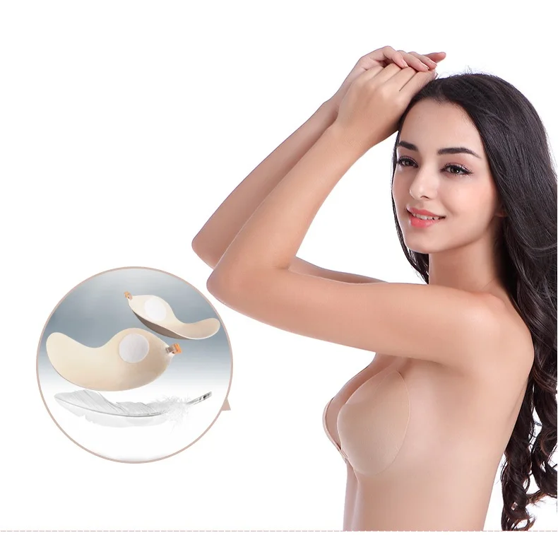 
Hot Sale Waterproof Adhesive Super Light Invisible Bra Push Up for Women 