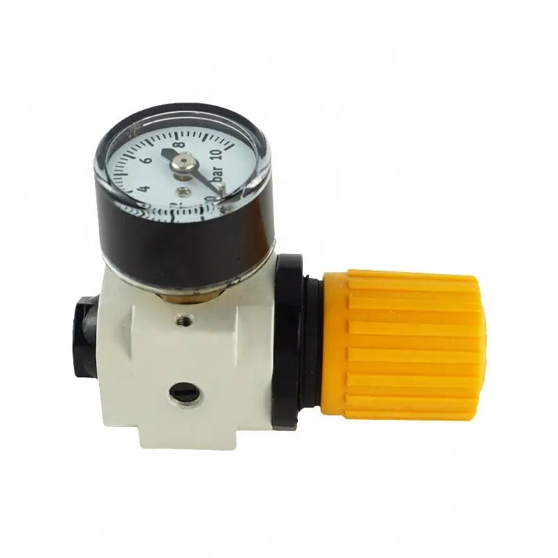 XMC HL Series OR Series Port Size M5 Pneumatic Parts Air Control Compressor Pressure Relief Regulator Valve with Gauge