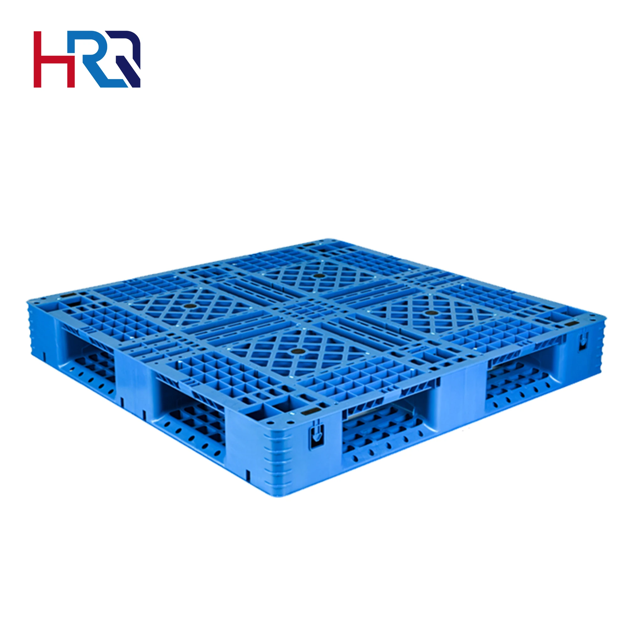 Export to Europe High Quality Heavy Storage Stackable Plastic Industry Sales of Double Sided Plastic Pallets