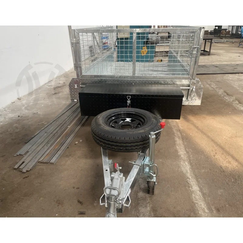 Long service life tandem axle Transportation of heavy objects 10x5 Galvanized Tandem Box Trailer 2000kg ATM