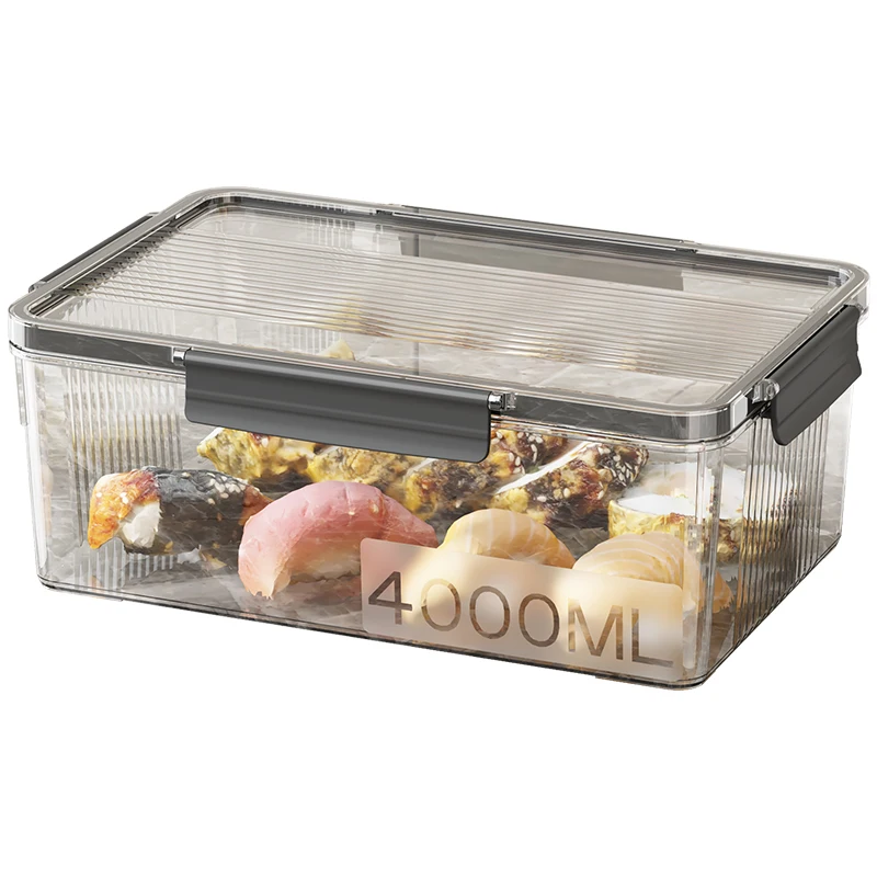Ugg Refrigerator Organizer Food Grade Storage Box Kitchen Frozen Vegetable Dumpling Sealed Storage Boxes