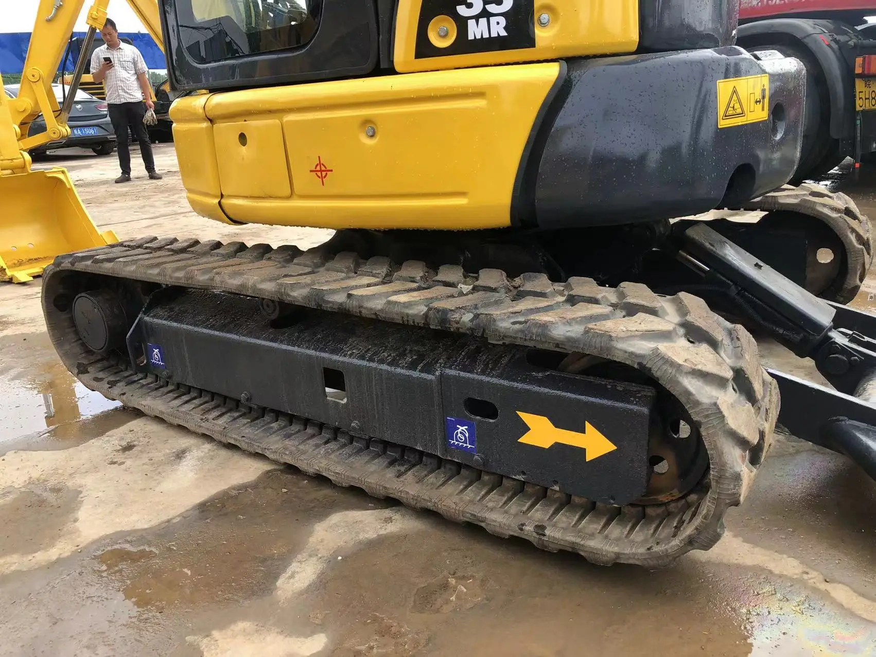 Japanese  used 3.5 ton komatsu mini excavator digger pc35mr