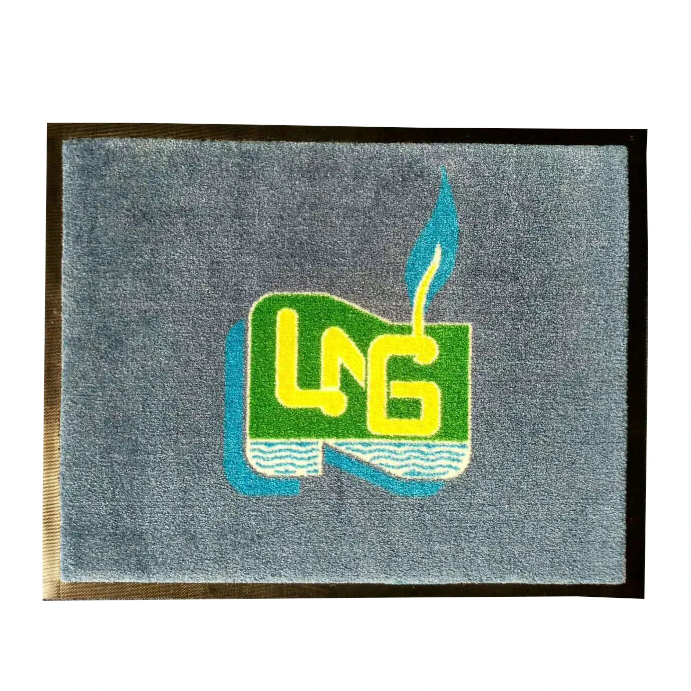 Modern Custom Anti-Slip Rubber Mat Washable Nylon Door Mat with Novelty round Pattern for Home Outdoor Hotel Use Packaged Roll