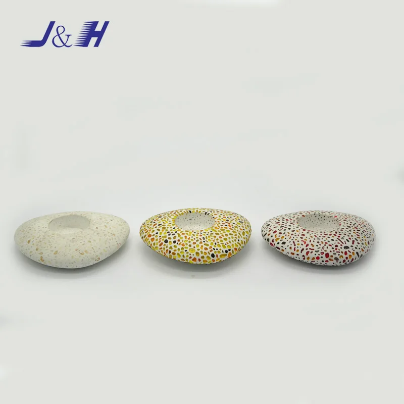 Home Decorative Modern   cement country style candle holder