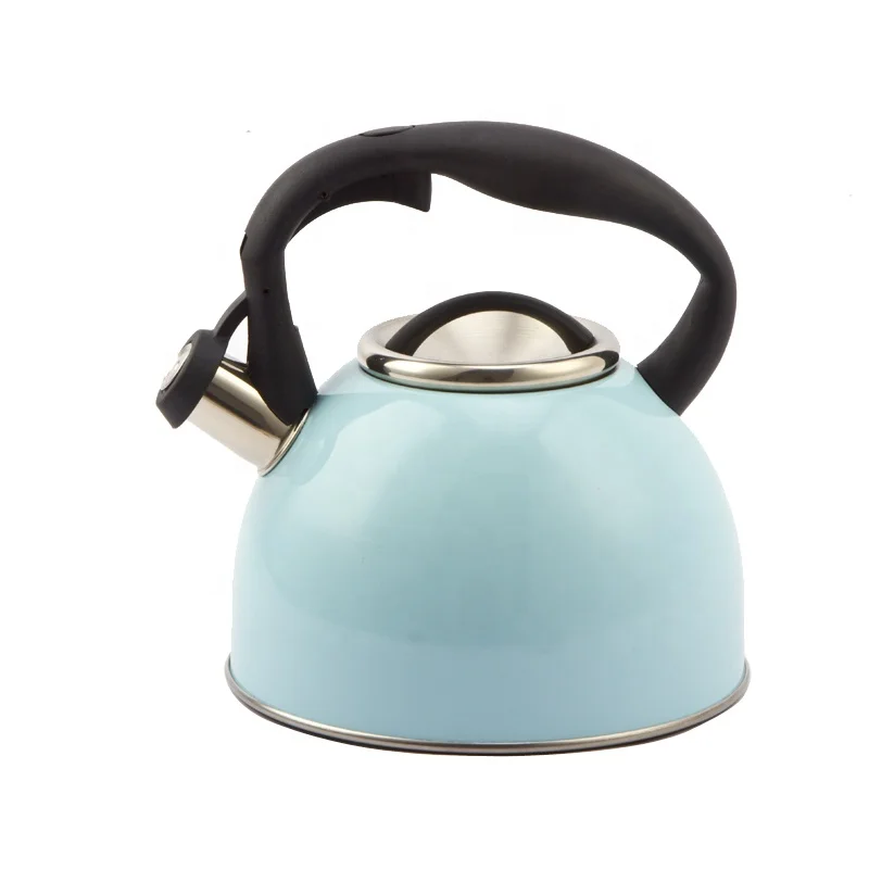 Stainless Steel Whistling Tea Kettle Food Grade Teapot For Make Tea Boil Water Compatible Gas Stoves Induction Cookers