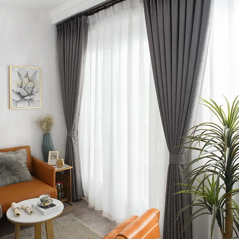 Hot Sale Cotton Jacquard Curtain Fabrics For Home Decor