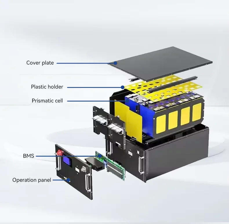 B4850 48v 51.2v 50AH 100AH 200AH Smart BMS Lifepo4 Battery Pack 5kw 10kw Lithium Battery For Home Solar System