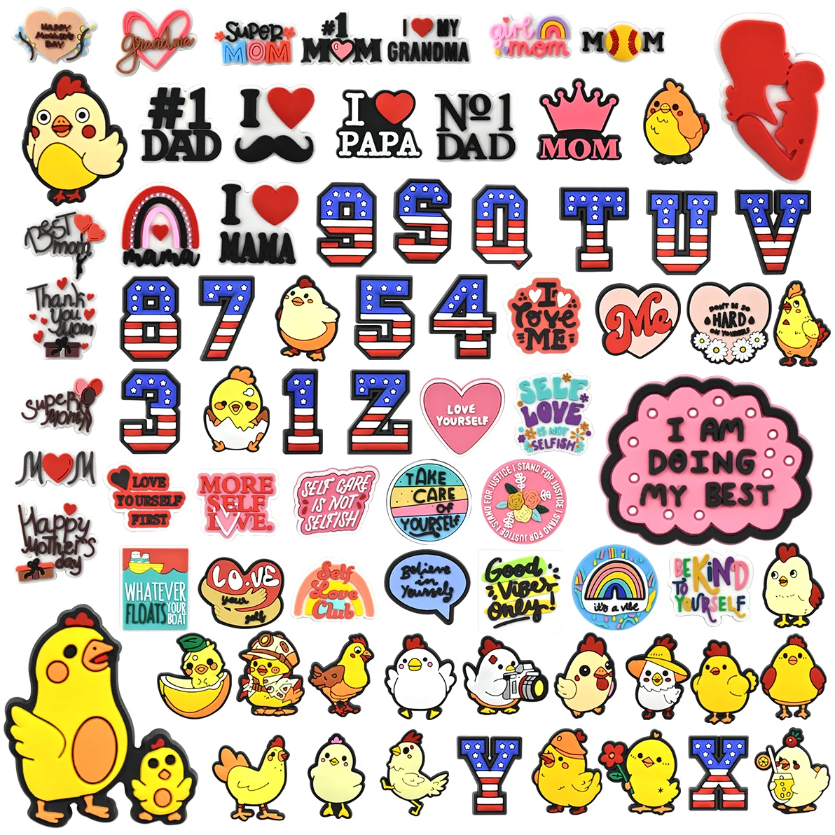 New Arrival Classic Cartoon Shoe Decoration Charms Wholesale Pvc Shoe Charms Colorful Personalisation Logo Shoe Charms