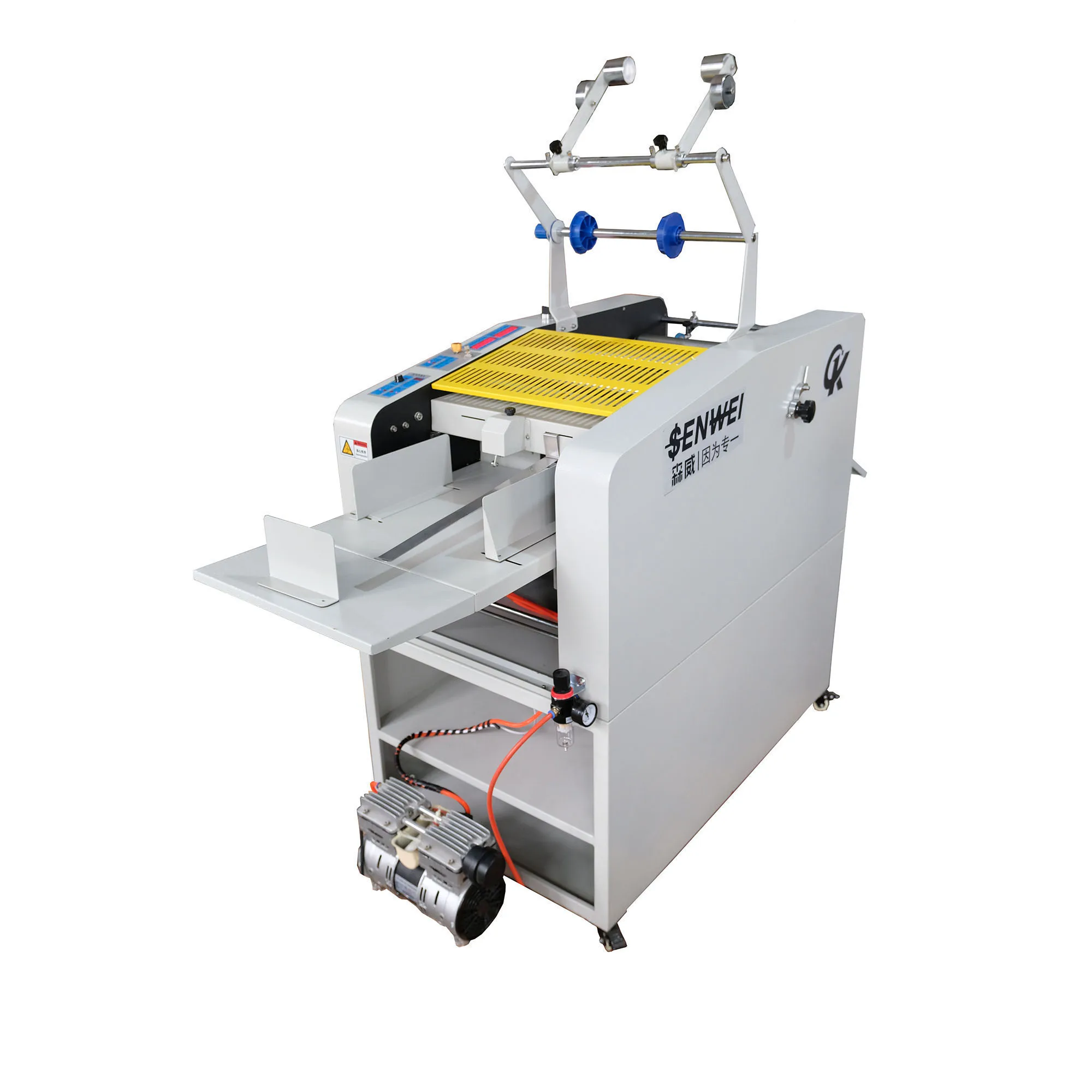 SMFM-390G  Hot Sale High Quality Professional Sheet To Sheet Oil Heating Fully Automatic Laminating Machine Auto Feeding Cutting