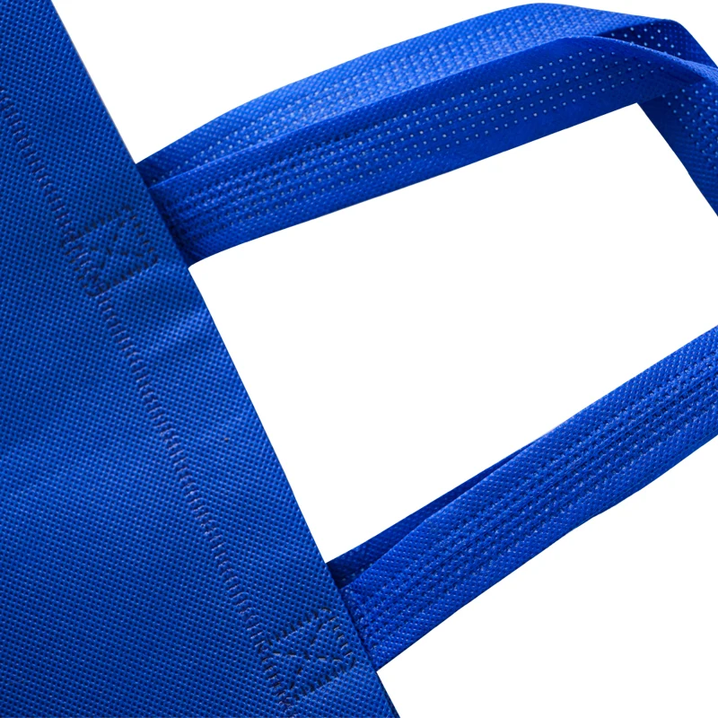 Free Sample Eco Custom Logo Printed Reusable Non Woven Fabric Carry Tote Bag Heavy Duty Grocery Shopping Bags