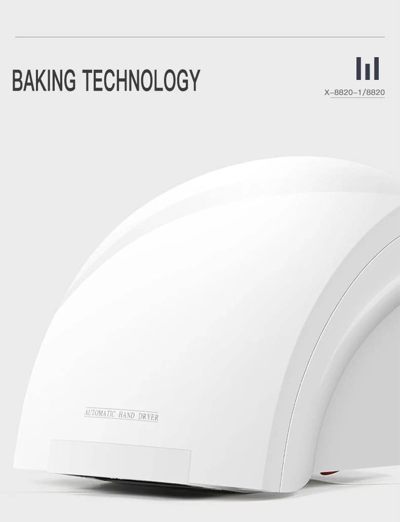 Factory Supply ABS Wall Mount Hotel Warm Wind Toilet Airblade Mini Automatic Smart Hand Dryer Device