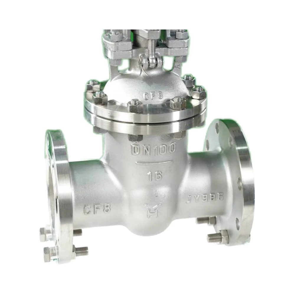 DN80 PN16 industrial carbon steel rising stem water flange gate valve with pipe fittings