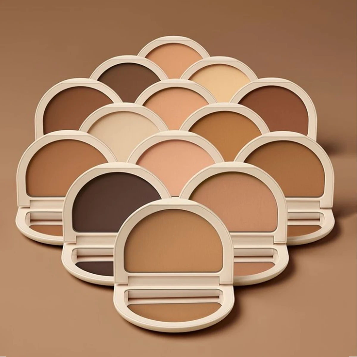 Wholesale Matte Face Makeup Pressed Compact Powder Foundation Instantly Blurs  Private Label Powder Tinted  Foundation