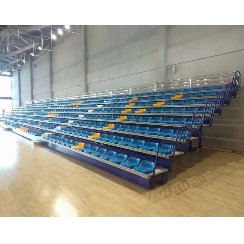 High Quality Outdoor and Indoor Retractable Bleachers Stadium Seat HDPE lower seat Chair for Sports Arena and University