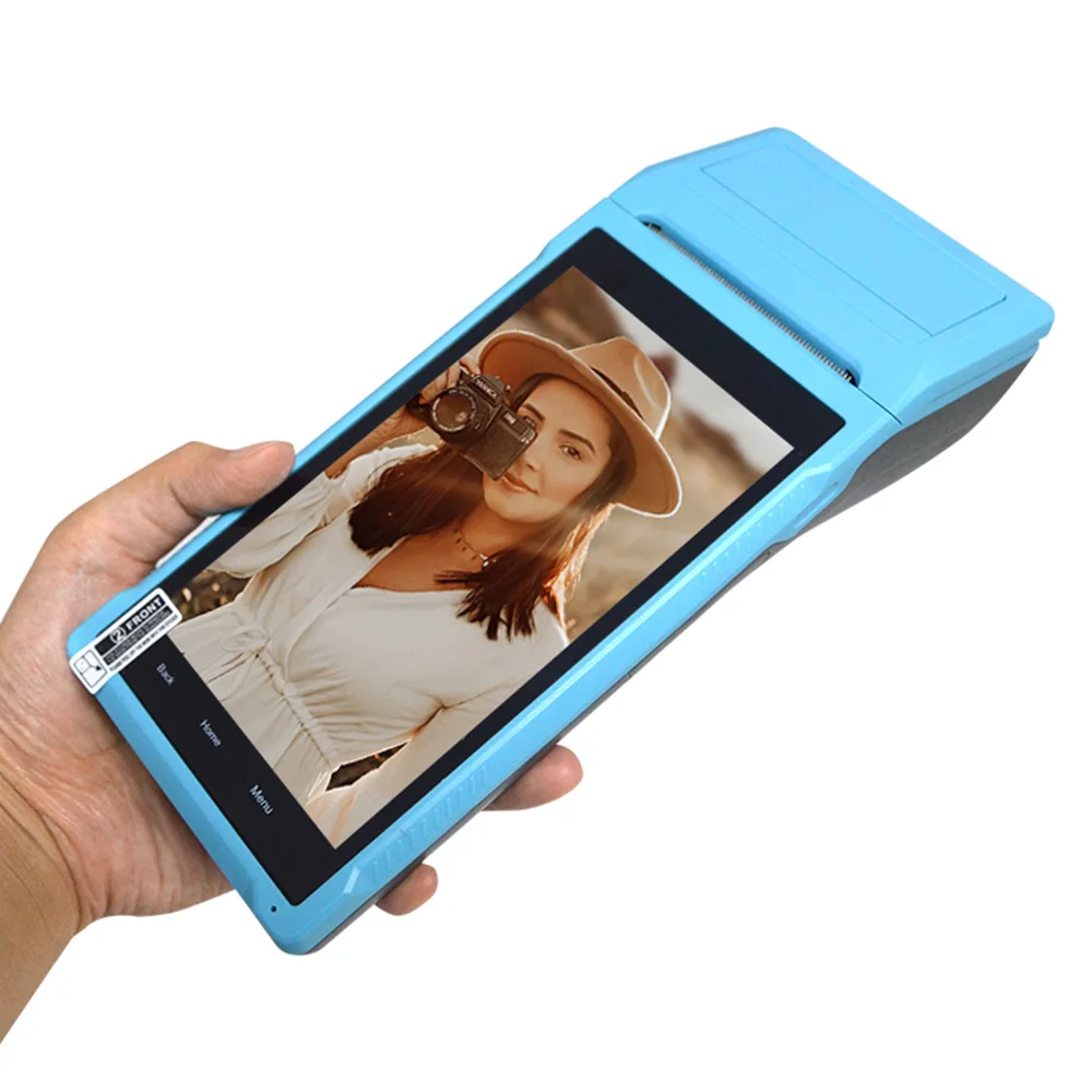 Industrial Logistics Pda Shimano Blue-tooth 6' Rugged Tablet Pos Q2 Android 8.1 Mobile  Handheld 58mm Thermal Printer