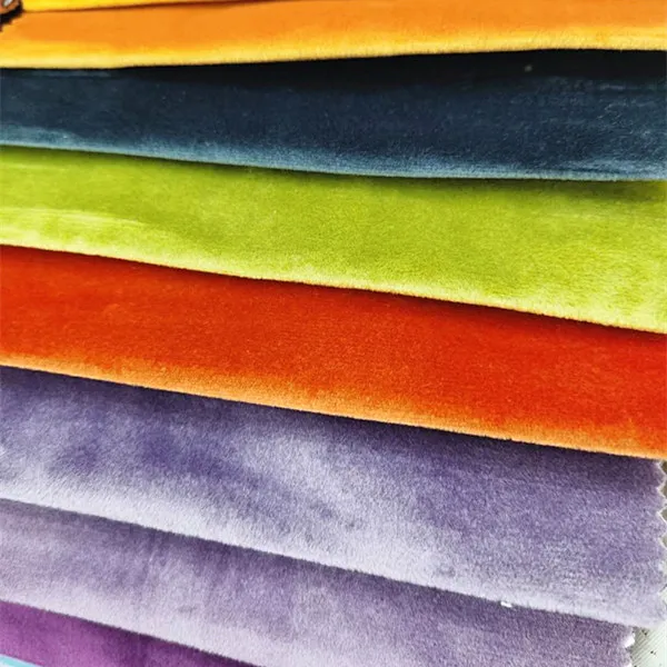 Shading Velvet Curtain Fabric Colors Available
