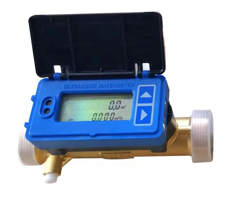 Sandwich type Ultrasonic Water Meter Rs485 Modbus Water Meter Plastic Body