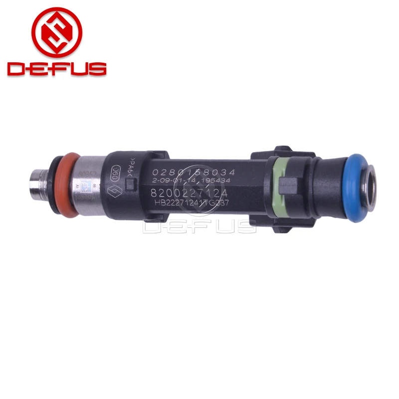 DEFUS brand hot-selling fuel injector 0280158034 for Logan 1.4L 2004- factoru price fuel injector for sale 0280158034