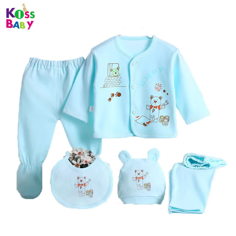 Wholesale newborn  cotton baby boy clothes for 0-3 Months baby gift set China factory Low prices